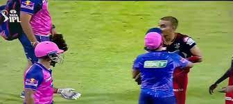 RCB player caught on camera after match