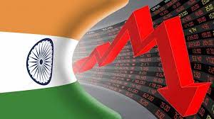 The Sensex opened more than 700 points lower on the first day of the week