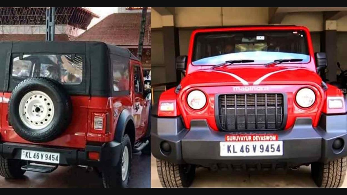 Avek Thar's auctioned for donations in a temple in Kerala! Cars sold for around Rs 43 lakh