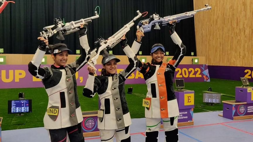Women's sway in the Shooting World Cup: Gold in 10m shooting