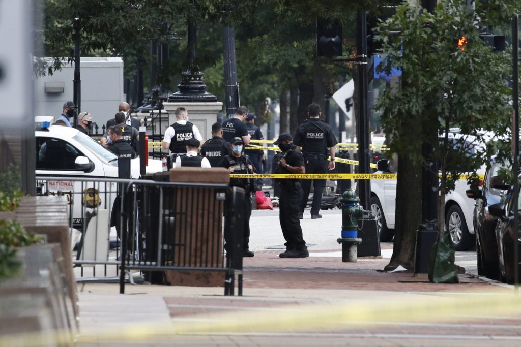 The shooting took place in Washington, D.C., near the White House