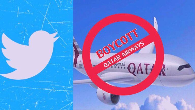 The hashtag "Boycott Qatar Airways" is trending on Twitter! There is a reason behind this hashtag trend