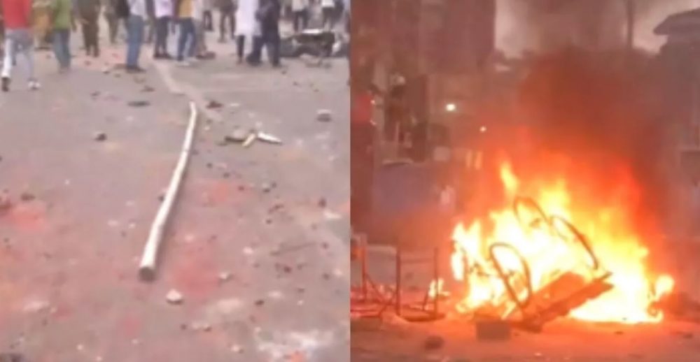 violence-erupts-again-in-howrah-bengal-stone-pelting-at-police