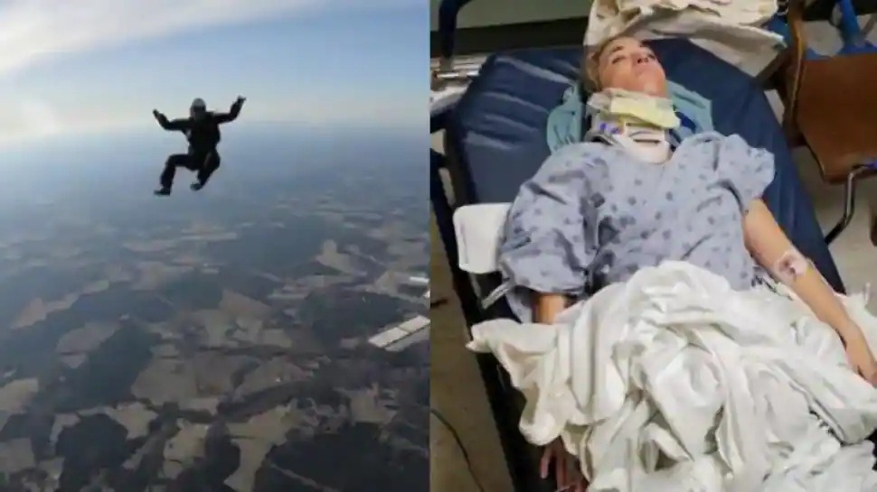 The young woman jumped from a height of 13,000 feet and did not open the parachute; Then you will be surprised to know what happened