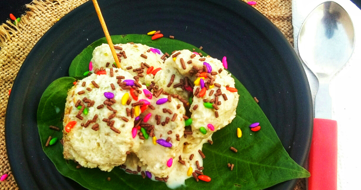 The scorching heat will definitely give a feeling of coolness: make homemade pan ice cream