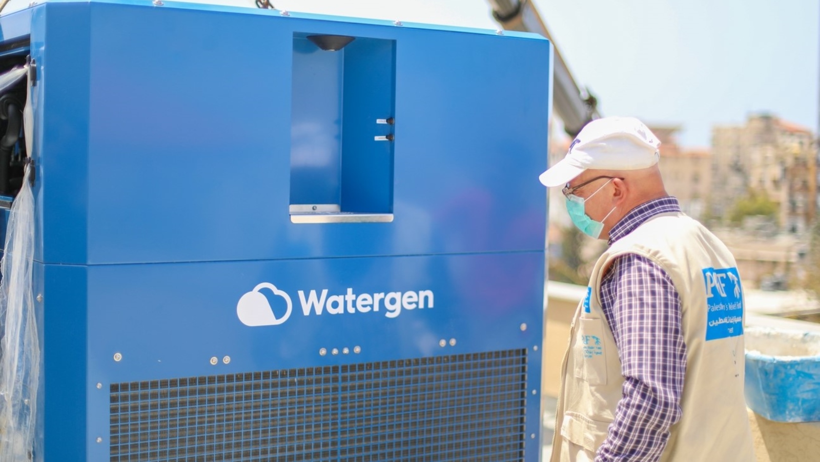 A machine made by an Israeli company that will make water from air!