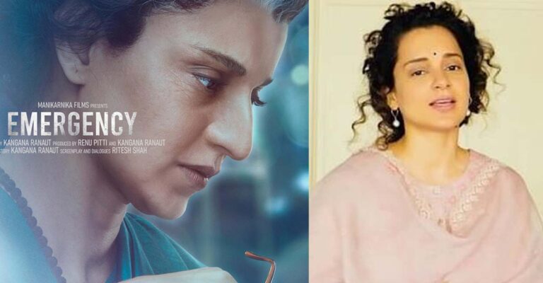 kangana-ranaut-first-poster-of-film-emergency-she-look-like-indira-gandhi