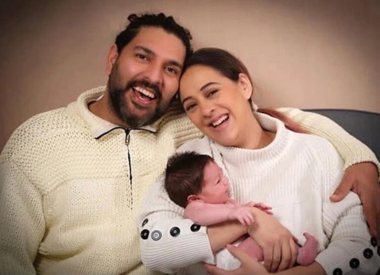 The baby names of these star cricket players are quite unique! Yuvraj Singh's son's name is trending