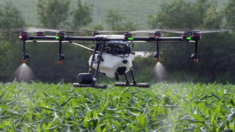 Farmers of Gujarat will be able to spray medicine with drones