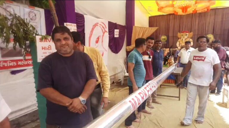 World record will be made in Jamnagar Ganesh Pandal! The world's longest marker pen made