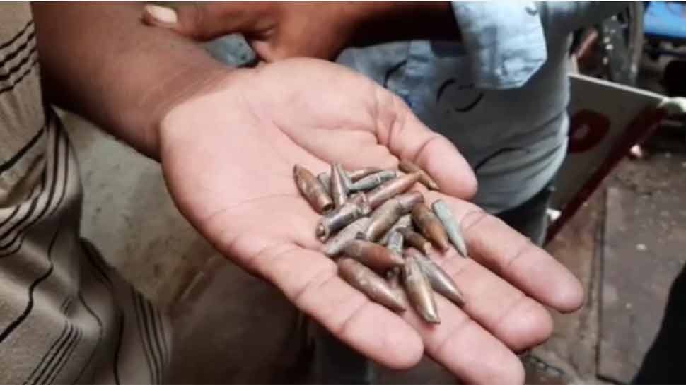 A farm laborer was shot during police firing practice in Jamnagar