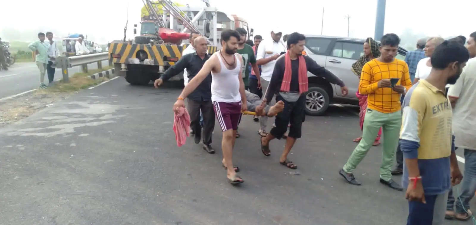 Sangh who was going to Ambaji Darshan was crushed by a car! 6 died in the accident