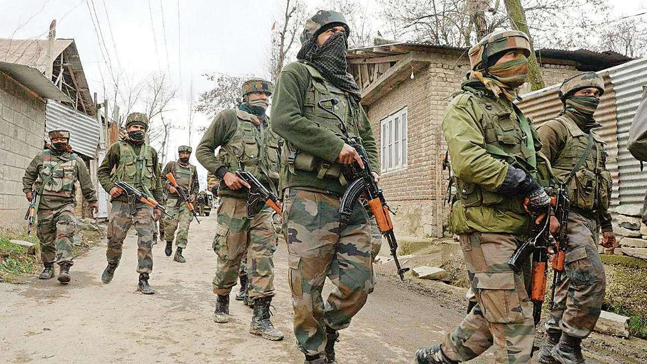 Army killed two terrorists near LOC in Kupwara! A large amount of weapons seized