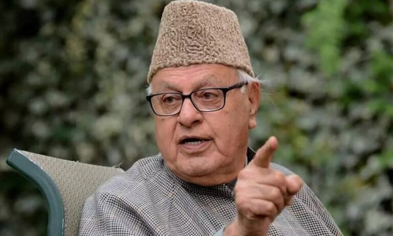 Former Jammu and Kashmir Chief Minister Farooq Abdullah has resigned from the post of National Conference Party President.