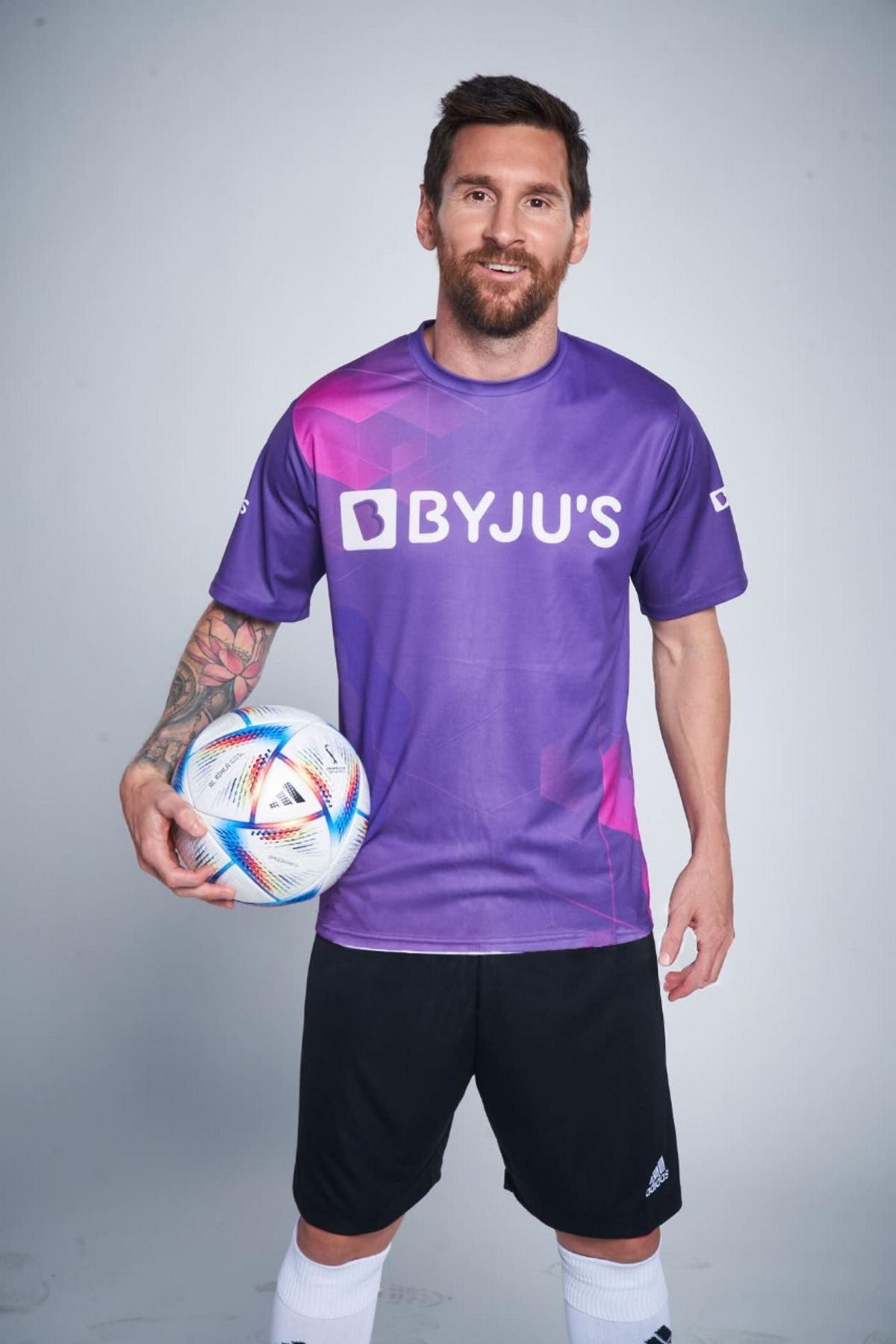World famous football player Lionel Messi will be the brand ambassador of Indian company BYJU's
