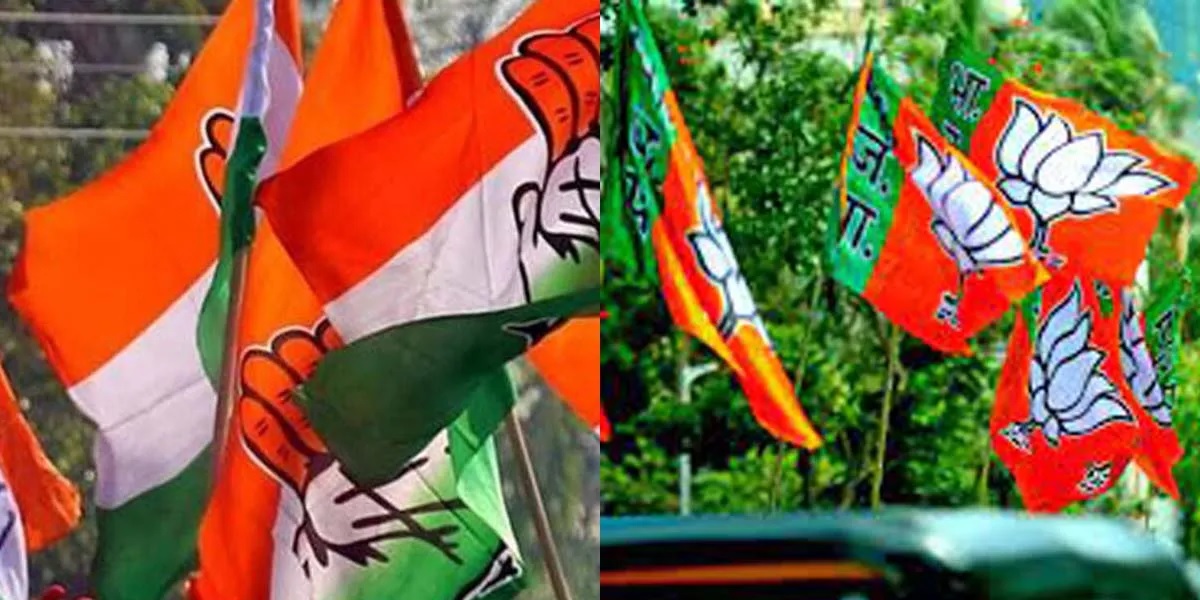 Congress workers surrounded BJP leaders in Panchmahal! The police had to fire in the air