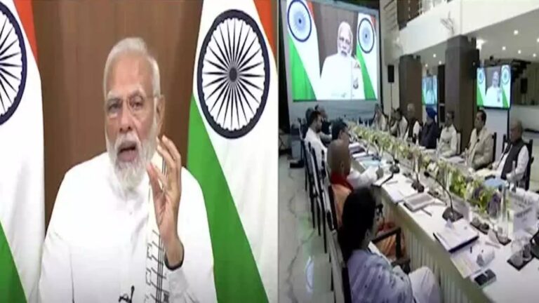 pm-modi-chairs-second-meeting-of-national-ganga-parishad-mamata-also-present