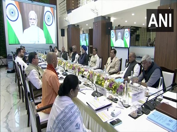 pm-modi-chairs-second-meeting-of-national-ganga-parishad-mamata-also-present