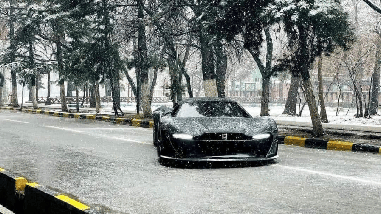 Mada 9 Supercar: The first supercar built on Taliban soil! Has an attractive look and design
