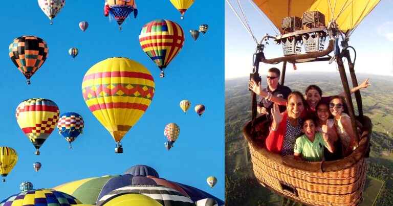 If you want to enjoy a hot air balloon ride, then explore these places