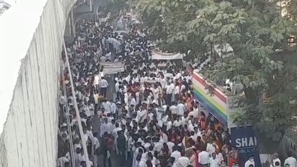 Huge rally of Jain Samaj in Surat, thousands gathered and protested