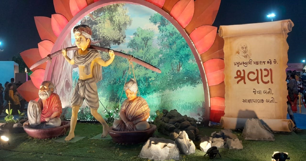 Special arrangements made in the Pramukh Swami Maharaj Shatabdi Mohotsav, technology is being used in an excellent way