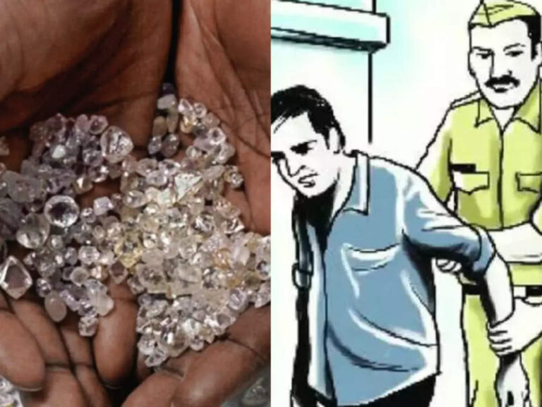 Diamonds worth 7.86 crore collected from traders in Surat, middleman absconded, arrested
