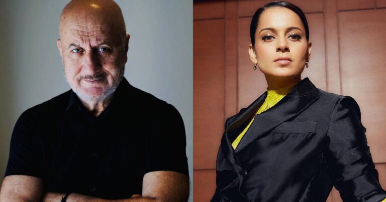 Kangana Ranaut mortgaged her property for 'Emergancy', Anupam Kher said - A wet man is not afraid of rain