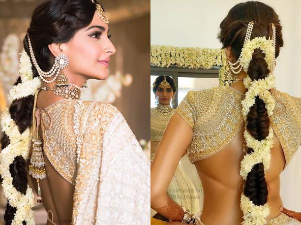 Apply gajra in these 8 ways to get the best look