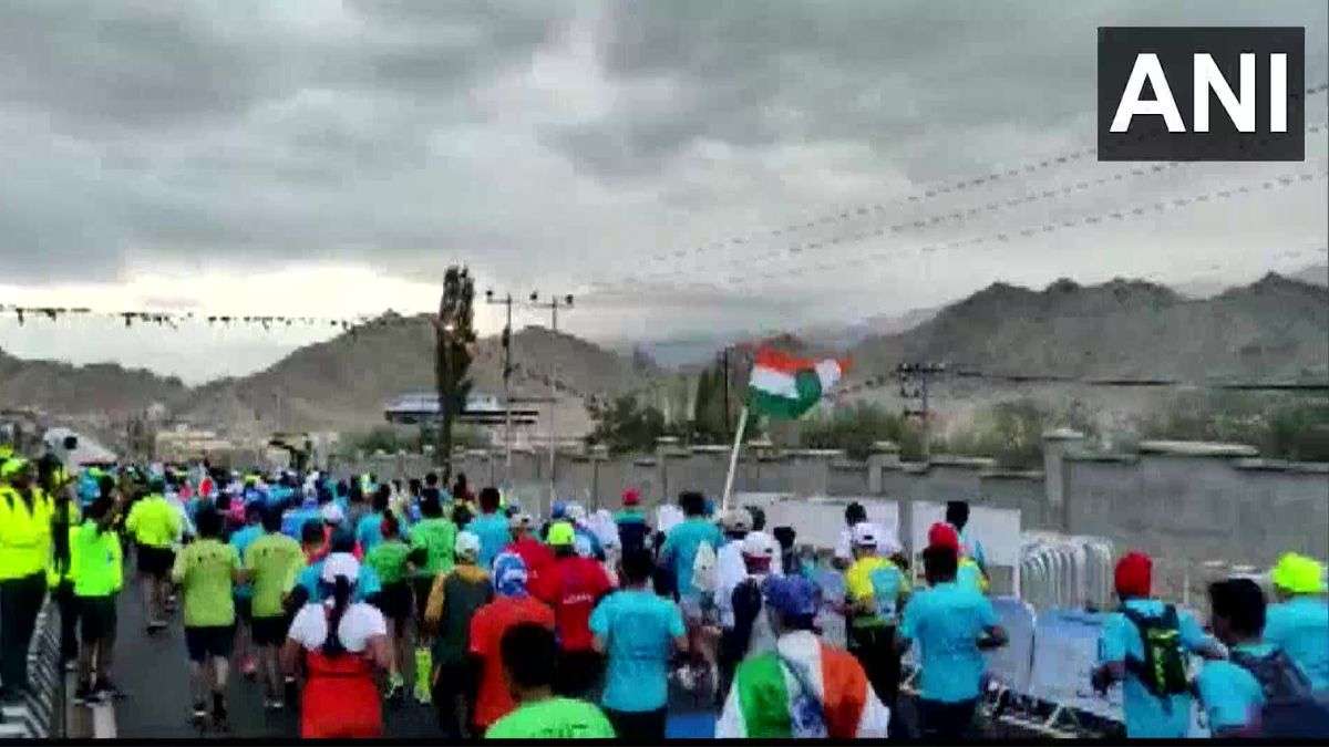 Ladakh sets Guinness World Record, half marathon held on frozen lake