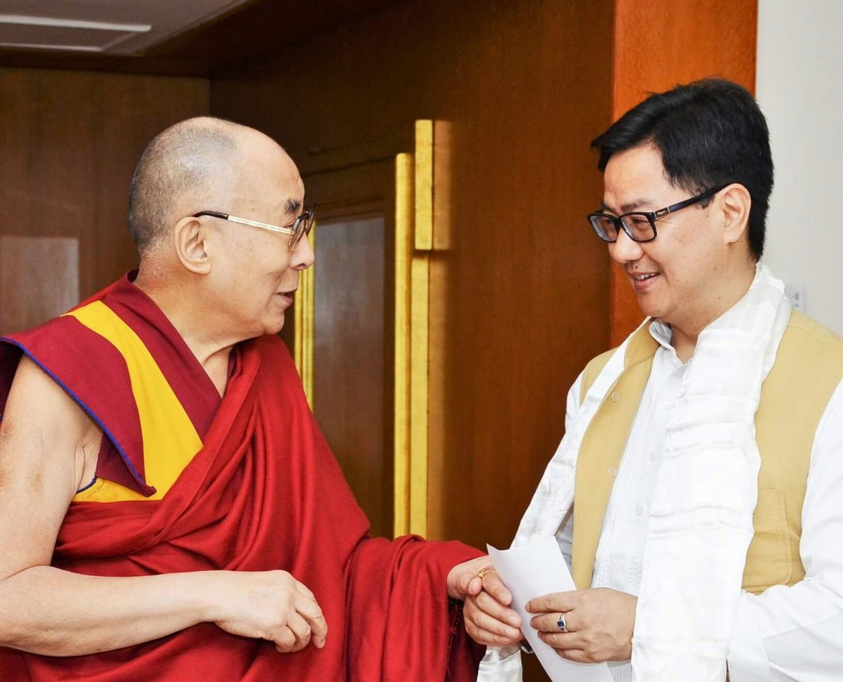 kiren-rijiju-called-the-dalai-lama-an-ambassador-of-peace-said-important-contribution-needed-for-the-welfare-of-tibetans