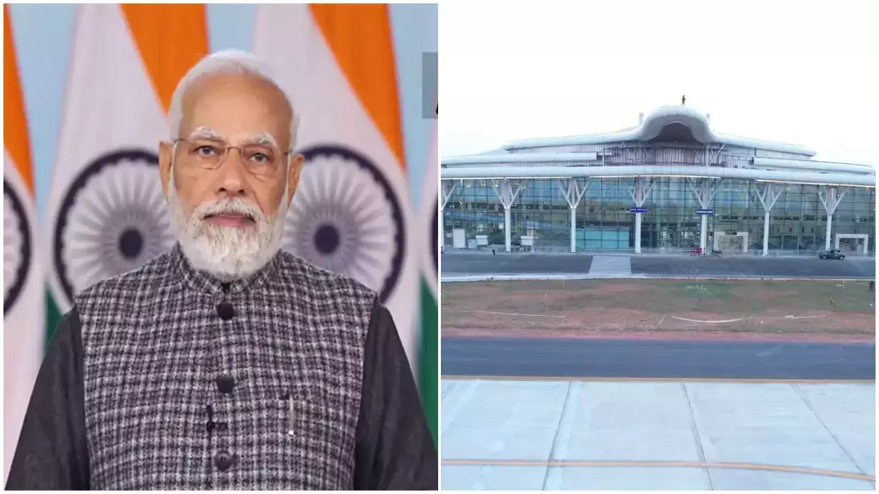 pm-modi-inaugurated-the-shivmogga-airport-and-said-this