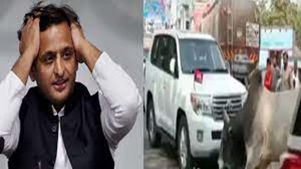 Akhilesh Yadav narrowly escapes road accident, 6 vehicles of convoy collide in Hardoi