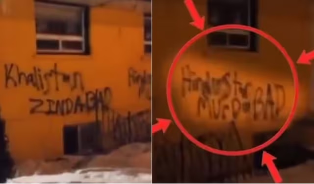 canadas-hindu-temple-again-targeted-for-vacancies-anti-india-slogans-written