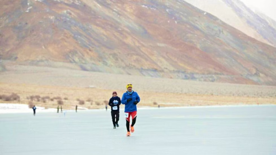 Ladakh sets Guinness World Record, half marathon held on frozen lake
