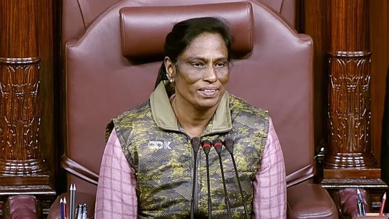 pt-usha-presided-over-the-rajya-sabha-proceedings-shared-the-video-on-twitter