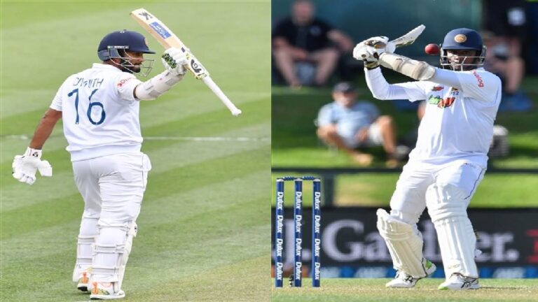 SL VS NZ: Angelo Mathews and Dimuth Karunaratne break two Test records of the legendary Sri Lankan batsman