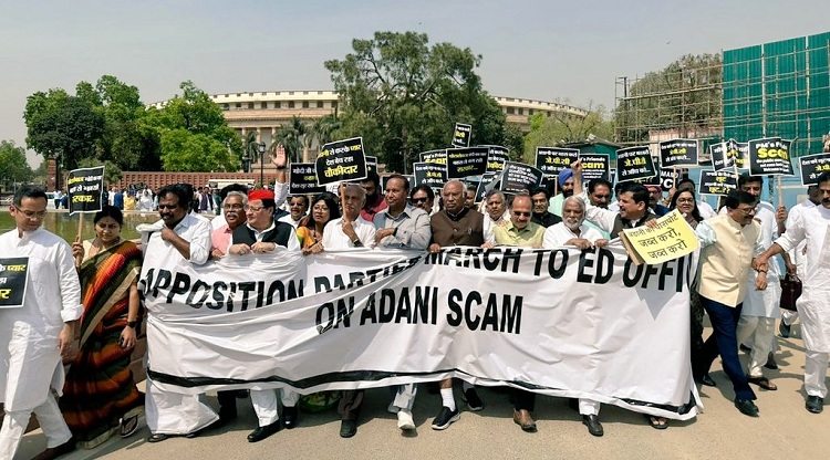 Budget session: March of opposition forces on Adani case, JPC will now complain to ED after investigation