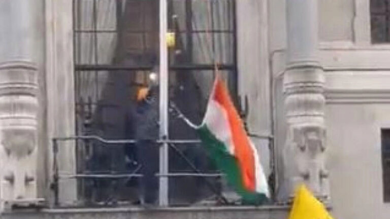 Khalistan elements hoist tricolor in London, India summons British diplomat in Delhi