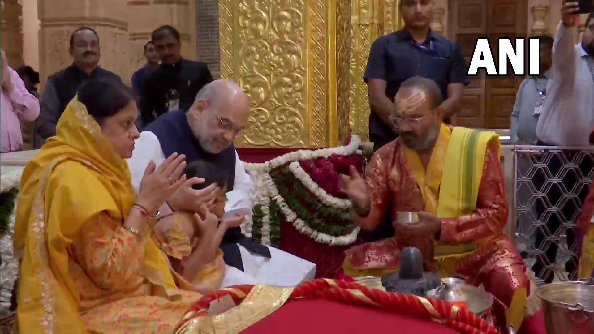 Union Home Minister Amit Shah offered prayers at Somnath Temple, the trust's mobile app was also launched