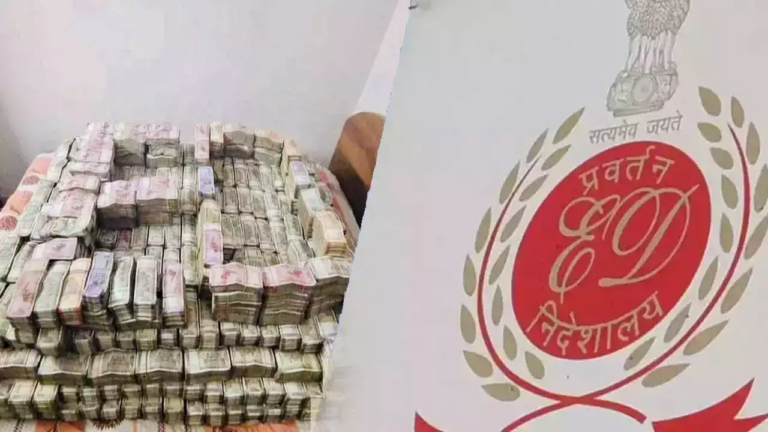 land-for-job-scam-ed-raids-at-24-places-1-crore-cash-foreign-currency-jewelery-and-many-documents-seized