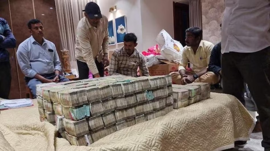 BJP MLA's son caught taking bribe of Rs 40 lakh, 7.7 crore cash found in office and house