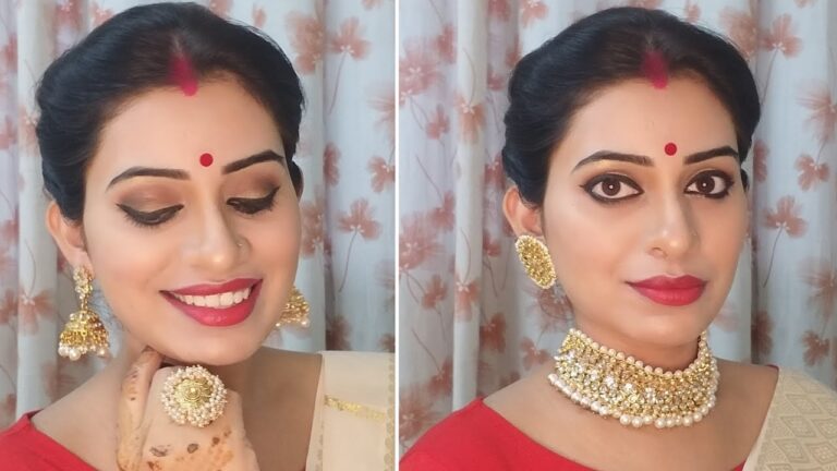 Make up like this for Navratri Puja, look the most beautiful