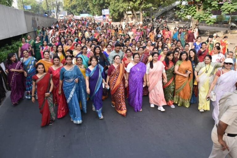 'Sari Walkathon' organized for women under G-20 in Surat, 15 thousand registered