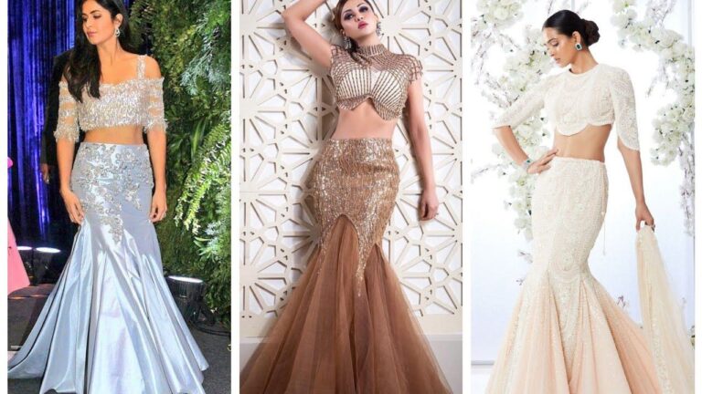 If you want to look stylish in a fish cut lehenga, keep it like a Bollywood actress.