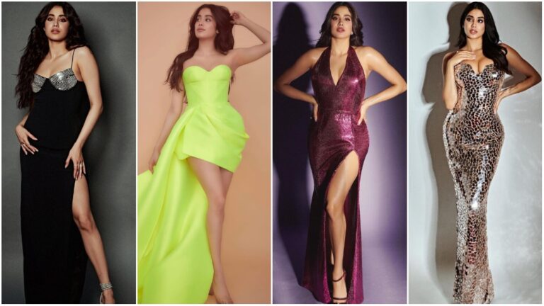 You can also take inspiration from Janhvi Kapoor to style the gown
