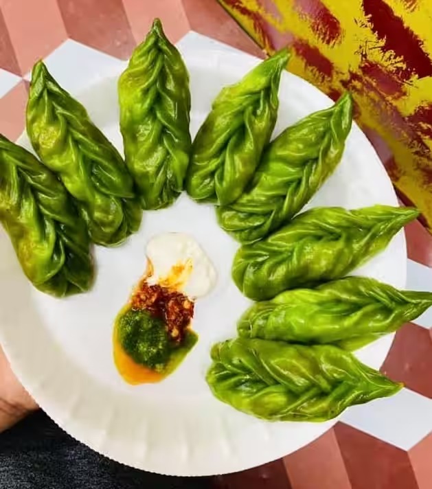 Spinach Leaf Momos, learn the recipe from Chef Kunal Kapur