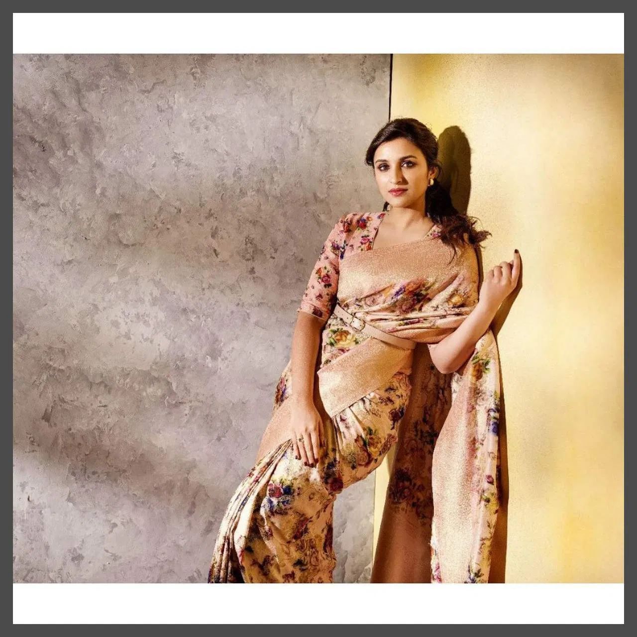 This saree look of Parineeti Chopra is perfect for a wedding function, see pictures