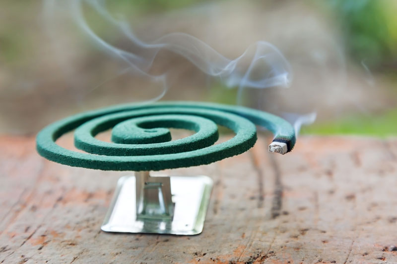 Mosquito Coil: Do not use coil to drive away mosquitoes, there may be risk of dangerous diseases