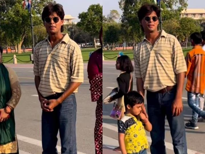 Sooraj, who looks exactly like Shah Rukh, got the film, people were surprised at India Gate
